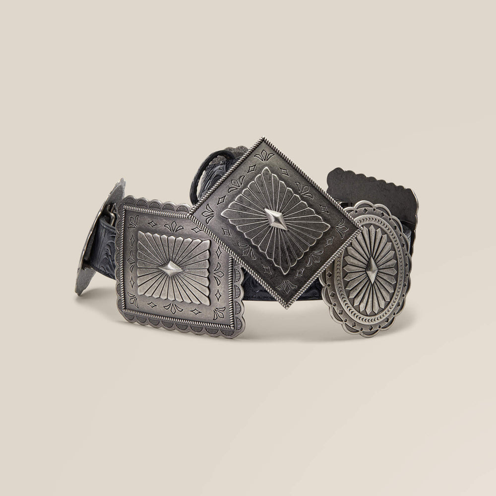 Oval and Rectangle Concho Belt-Ariat