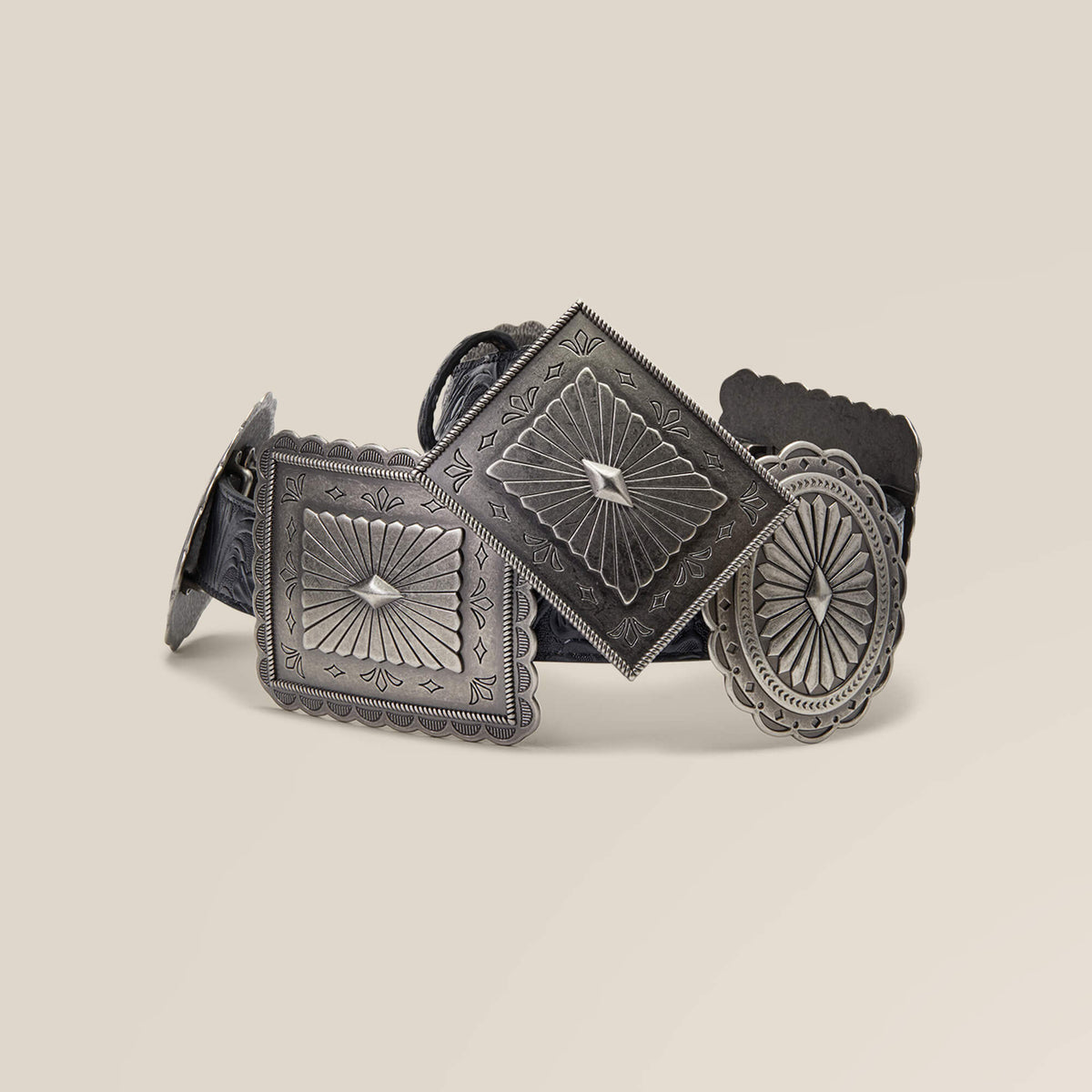 Oval and Rectangle Concho Belt-Ariat