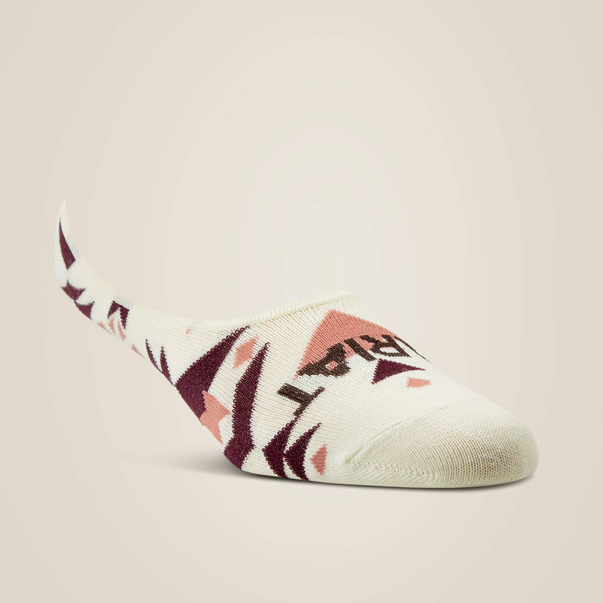 No Slip No Show Sock 2 Pair Multi Color Pack-Ariat
