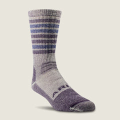 Midweight Merino Wool Blend Steel Toe Work Sock 2 Pair Multi Color Pack-Ariat