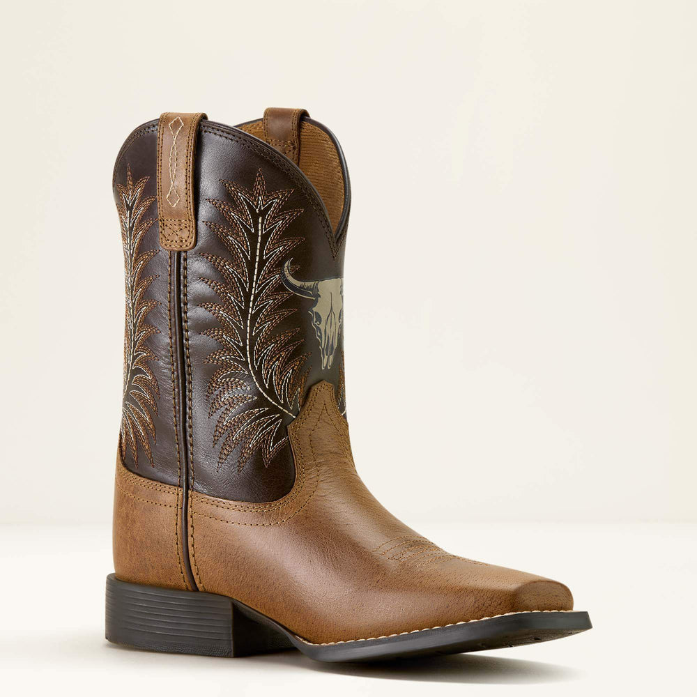 Stampede Wide Square Toe Western Boot-Ariat