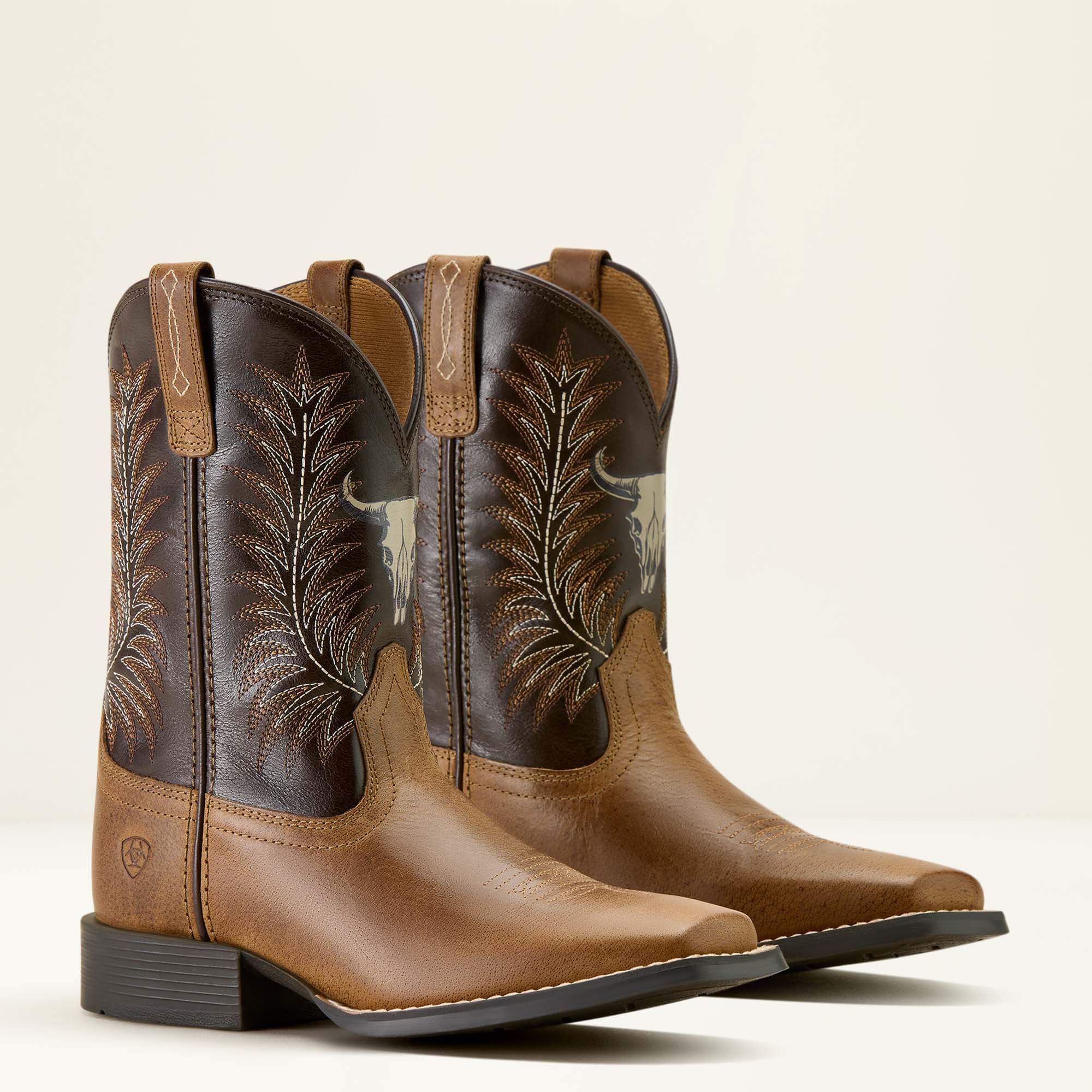 Stampede Wide Square Toe Western Boot-Ariat