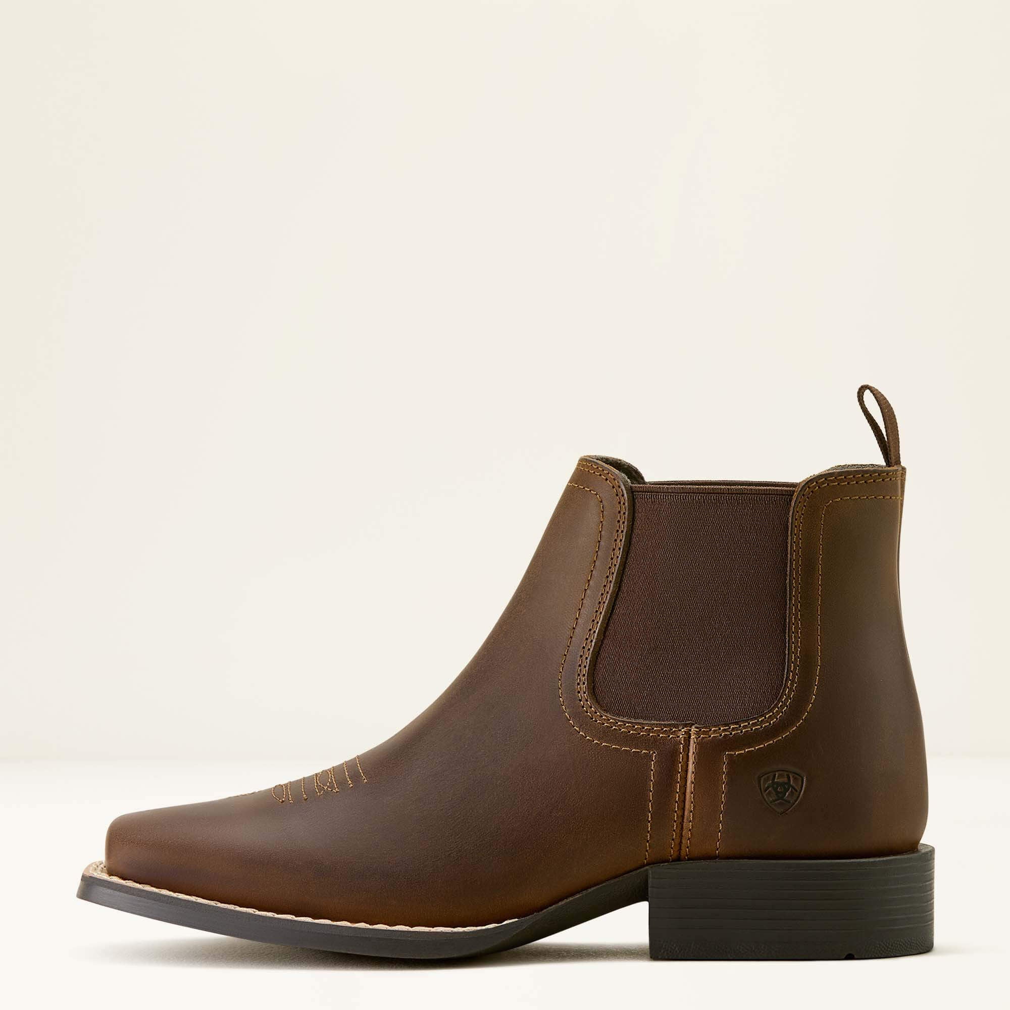 Booker Chelsea Wide Square Toe Western Boot-Ariat