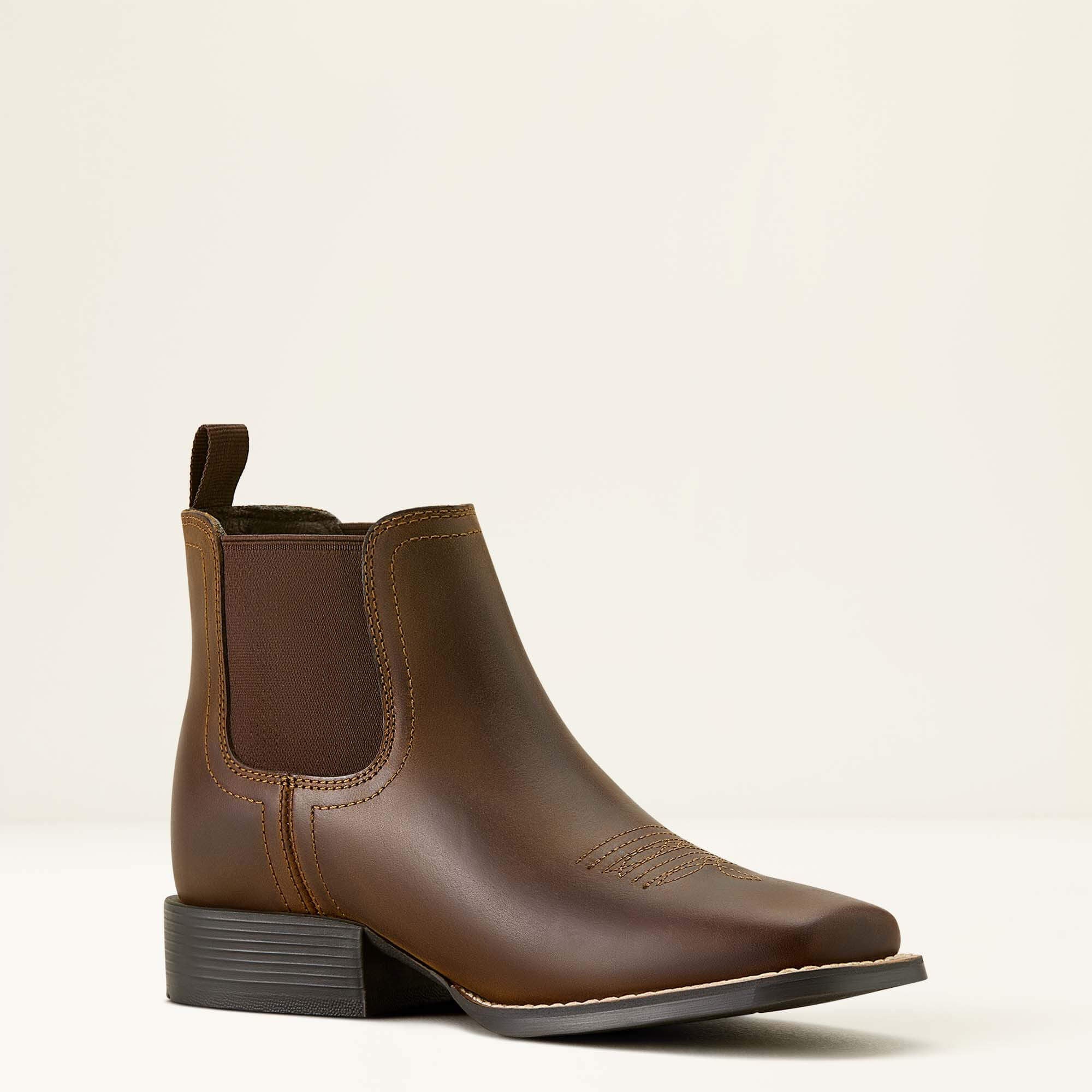 Booker Chelsea Wide Square Toe Western Boot-Ariat