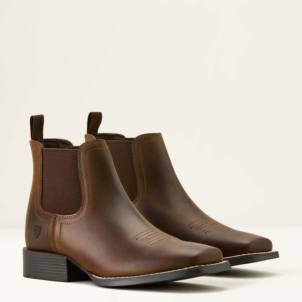 Booker Chelsea Wide Square Toe Western Boot-Ariat
