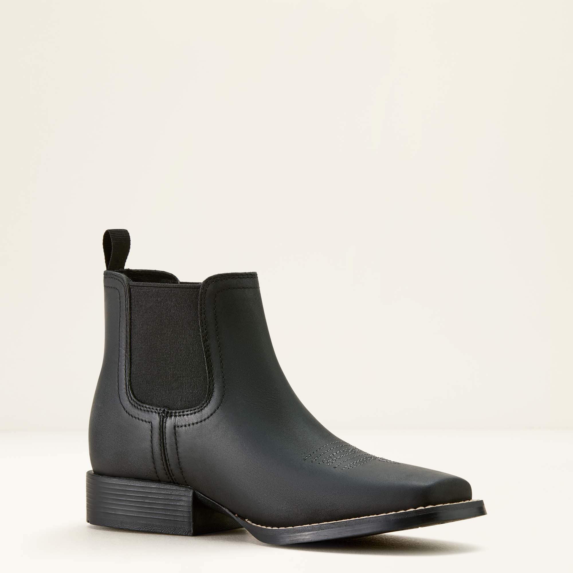 Booker Chelsea Wide Square Toe Western Boot-Ariat