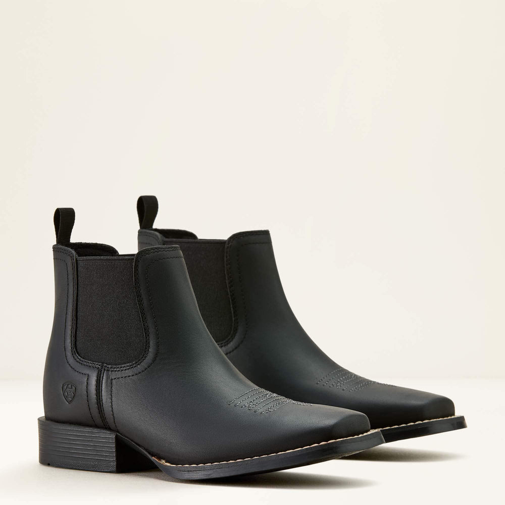 Booker Chelsea Wide Square Toe Western Boot-Ariat