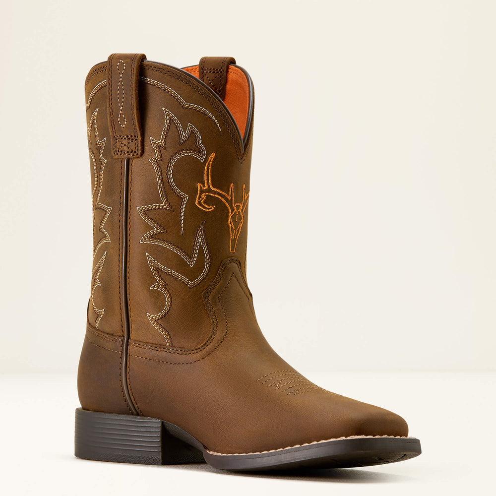 Deer Ridge Wide Square Toe Western Boot-Ariat