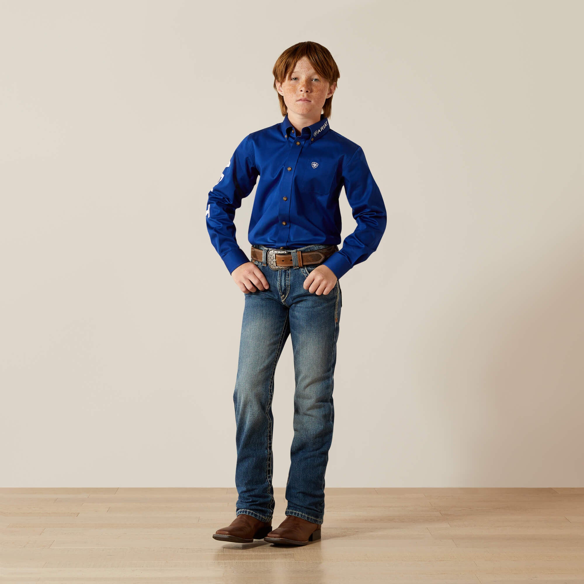 Team Logo Twill Classic Fit Shirt-Ariat