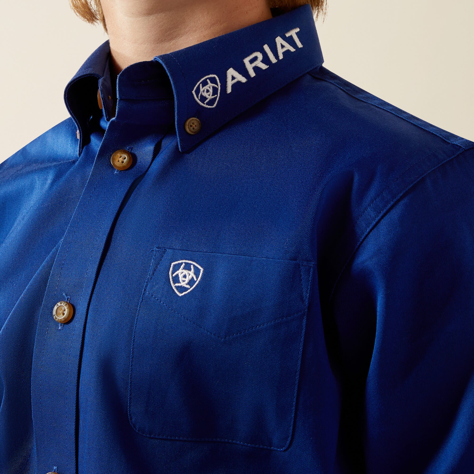 Team Logo Twill Classic Fit Shirt-Ariat