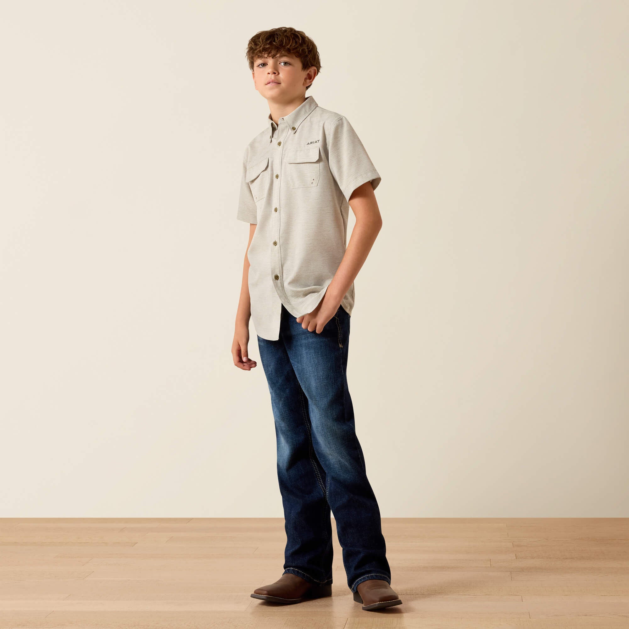 VenTEK Outbound Heathered Classic Fit Shirt-Ariat