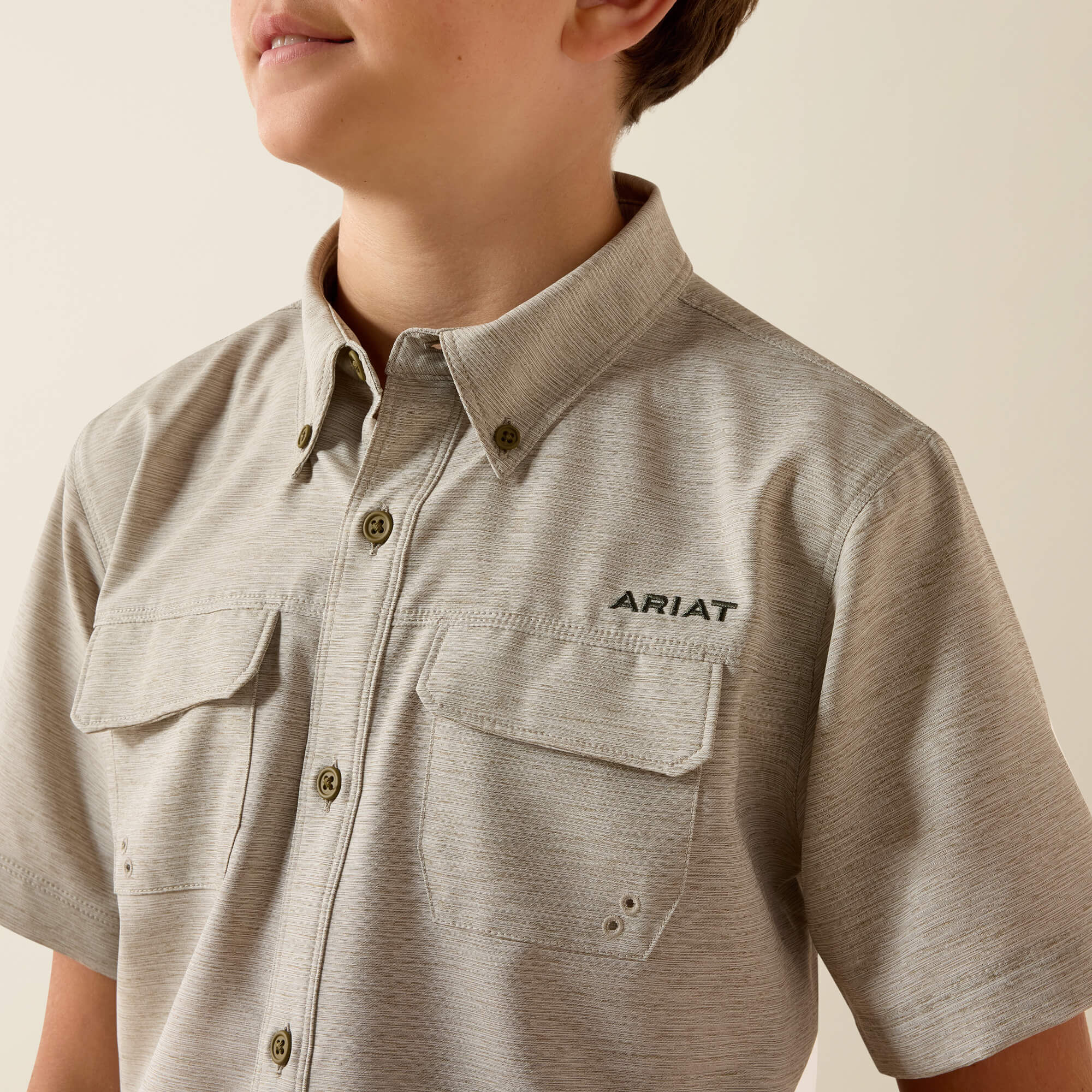 VenTEK Outbound Heathered Classic Fit Shirt-Ariat