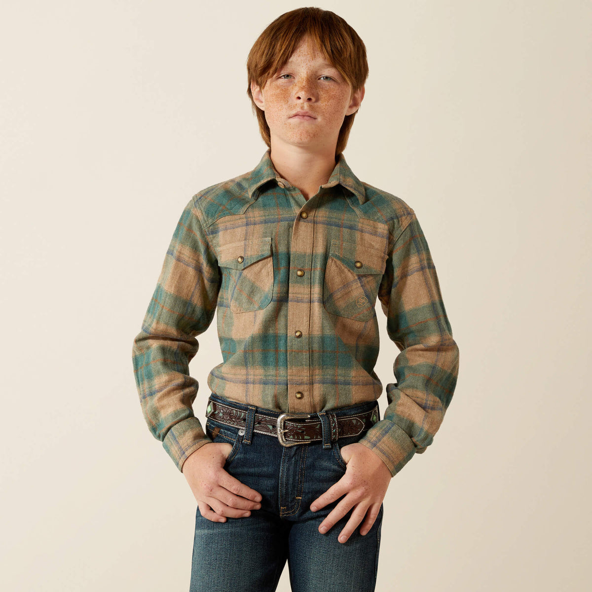 Huxlee Retro Classic Fit Shirt-Ariat