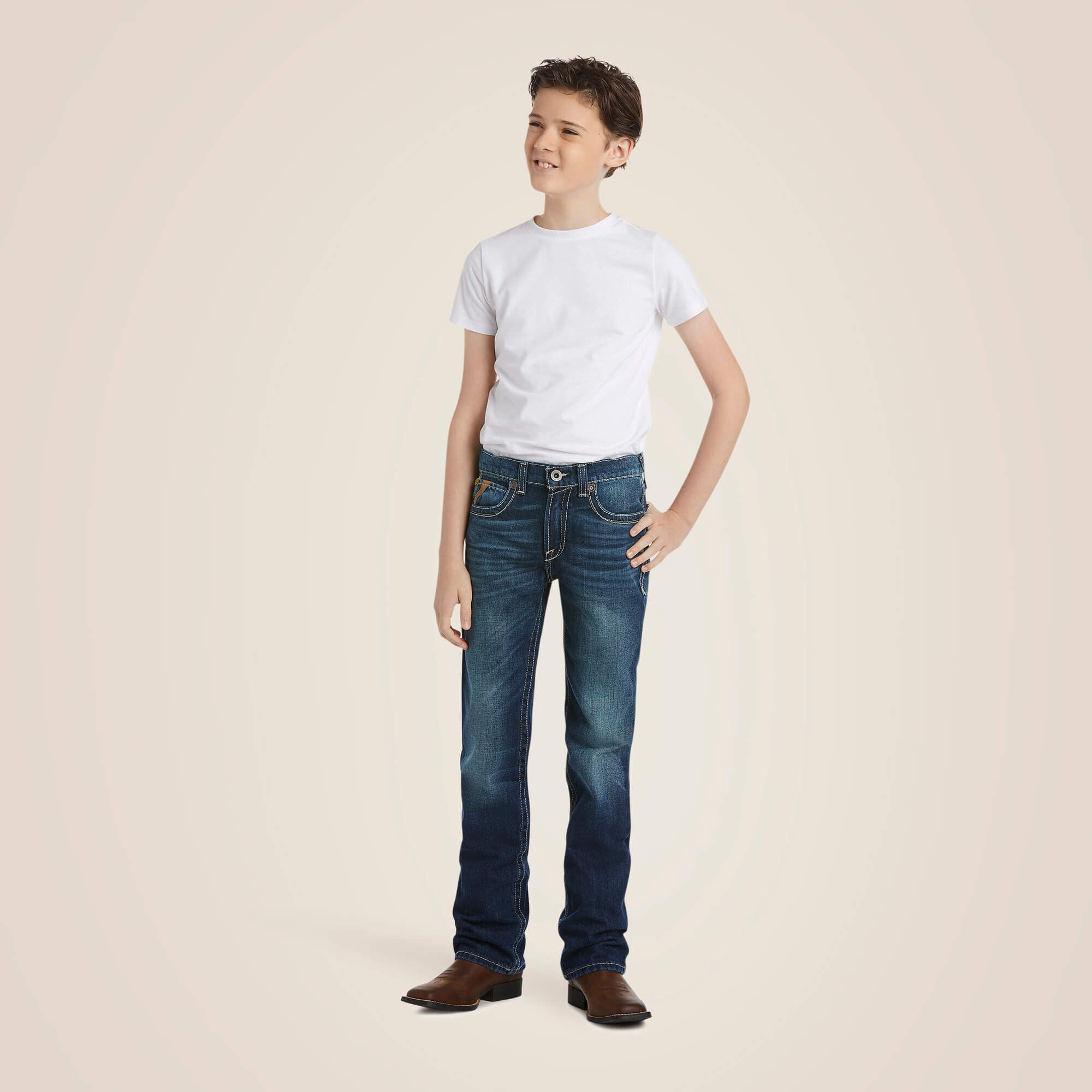 B5 Slim Boundary Stackable Straight Leg Jean-Ariat