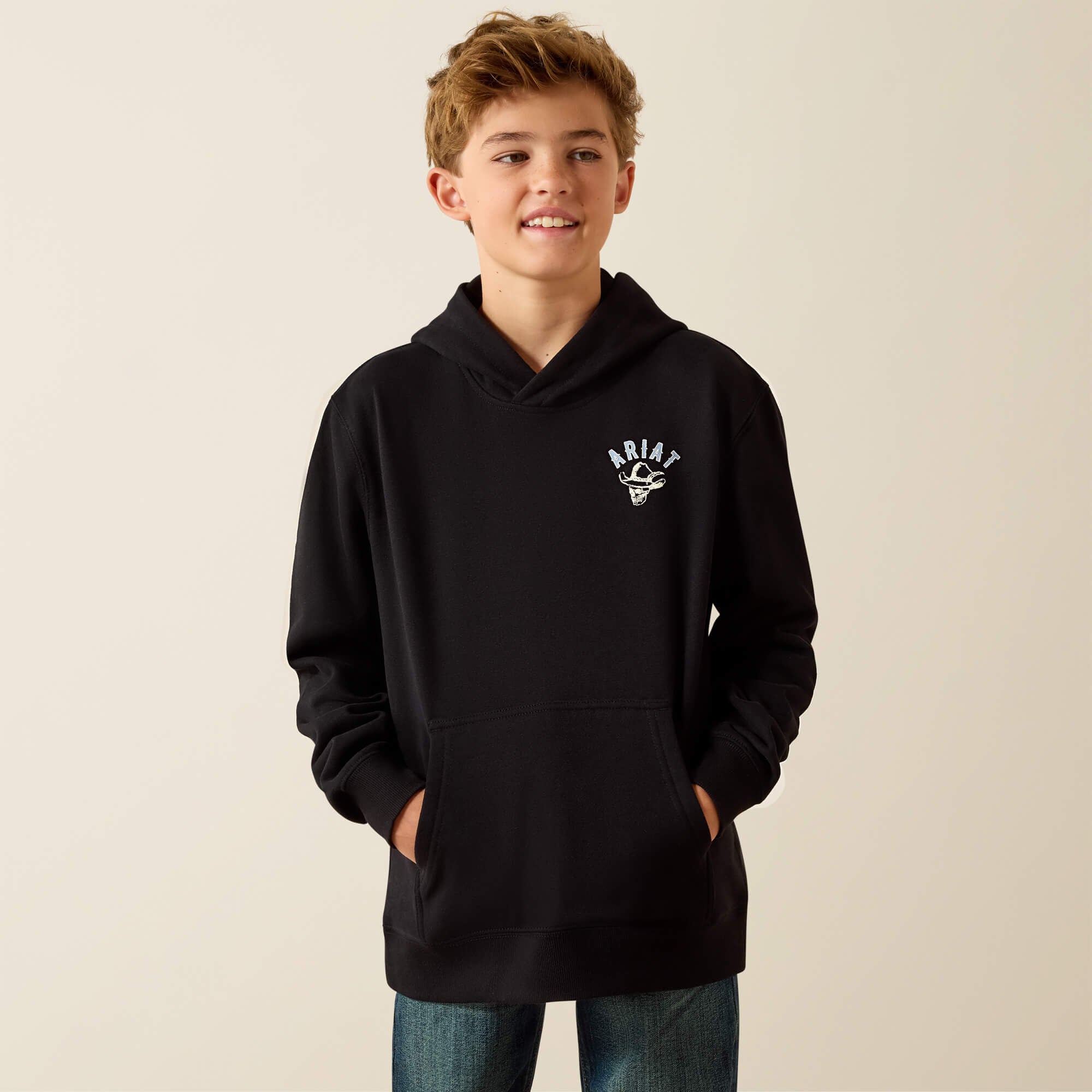 Ariat Stitched Skull Hoodie-Ariat