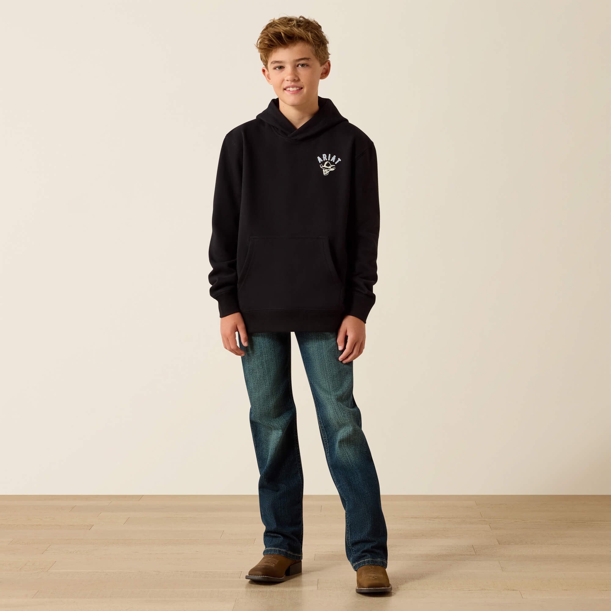 Ariat Stitched Skull Hoodie-Ariat