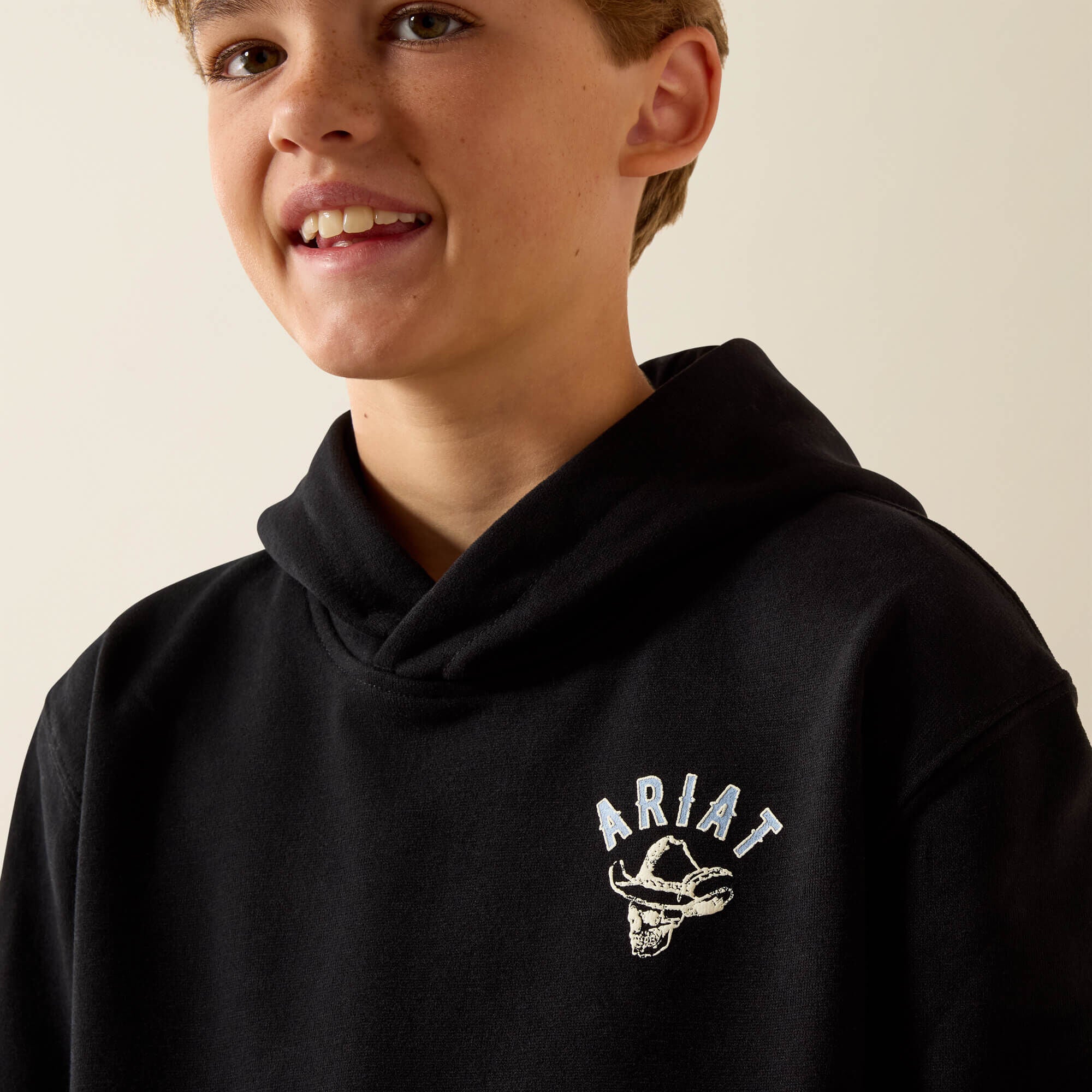 Ariat Stitched Skull Hoodie-Ariat