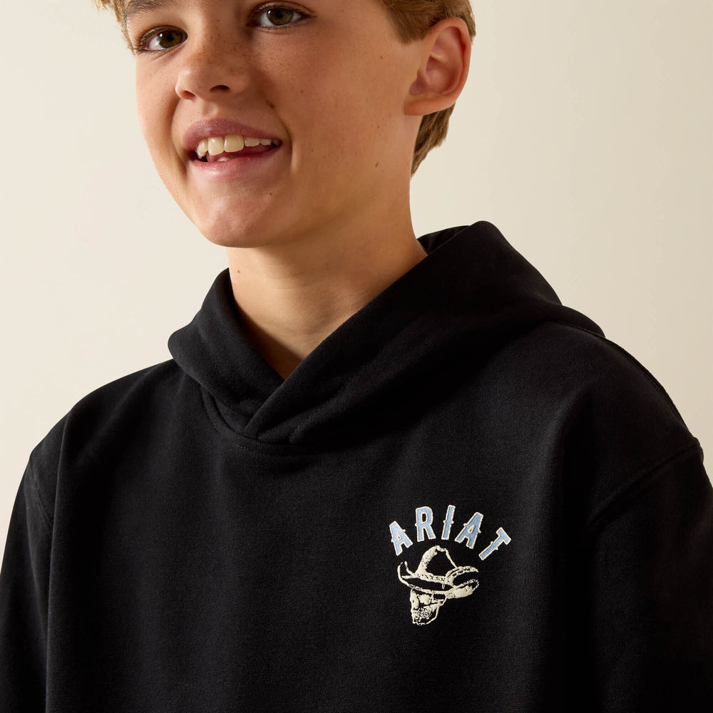 Ariat Stitched Skull Hoodie-Ariat