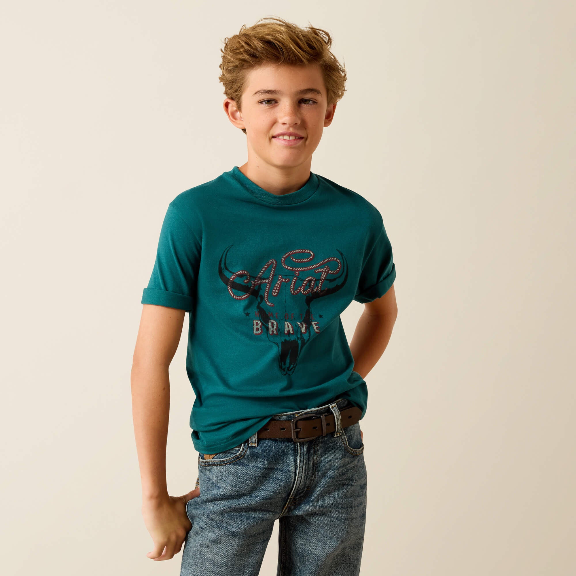 Ariat Cattle Skull Freedom T-Shirt-Ariat