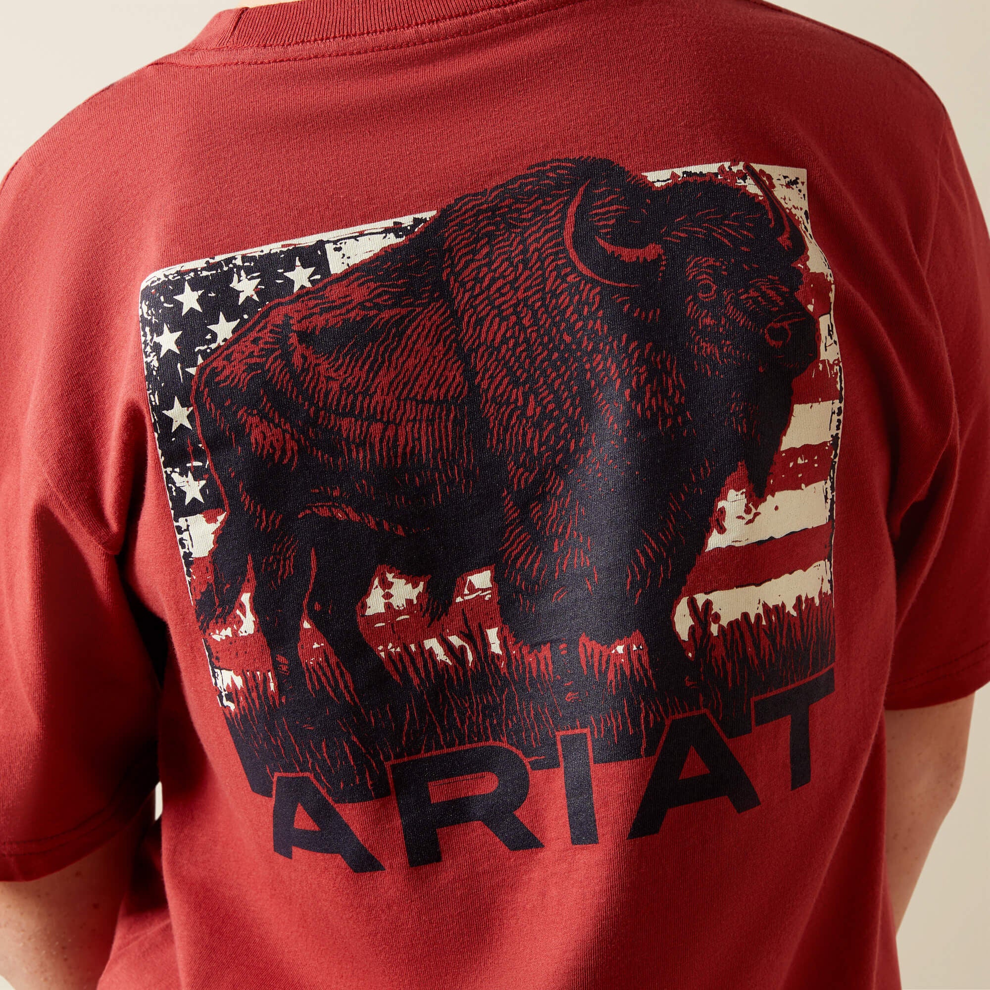 Ariat Buffalo Flag T-Shirt-Ariat