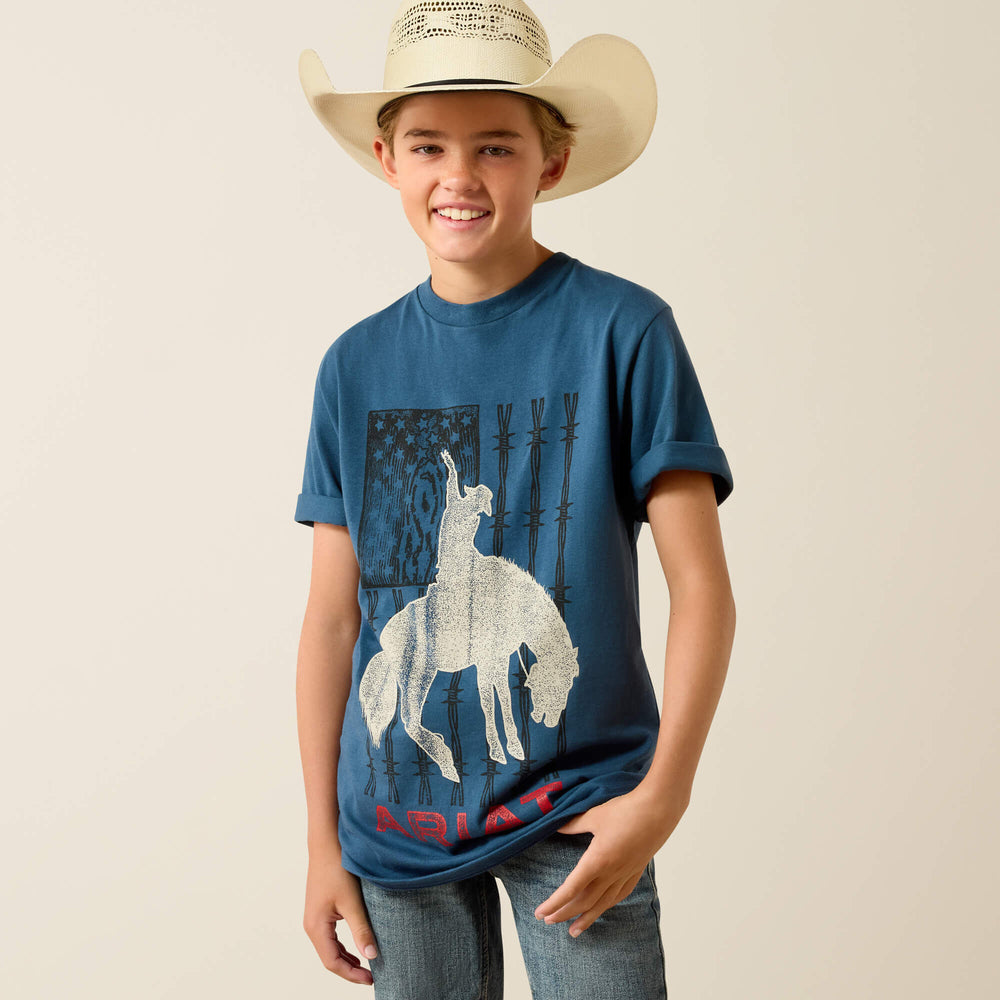 Ariat Flag Bronco T-Shirt-Ariat