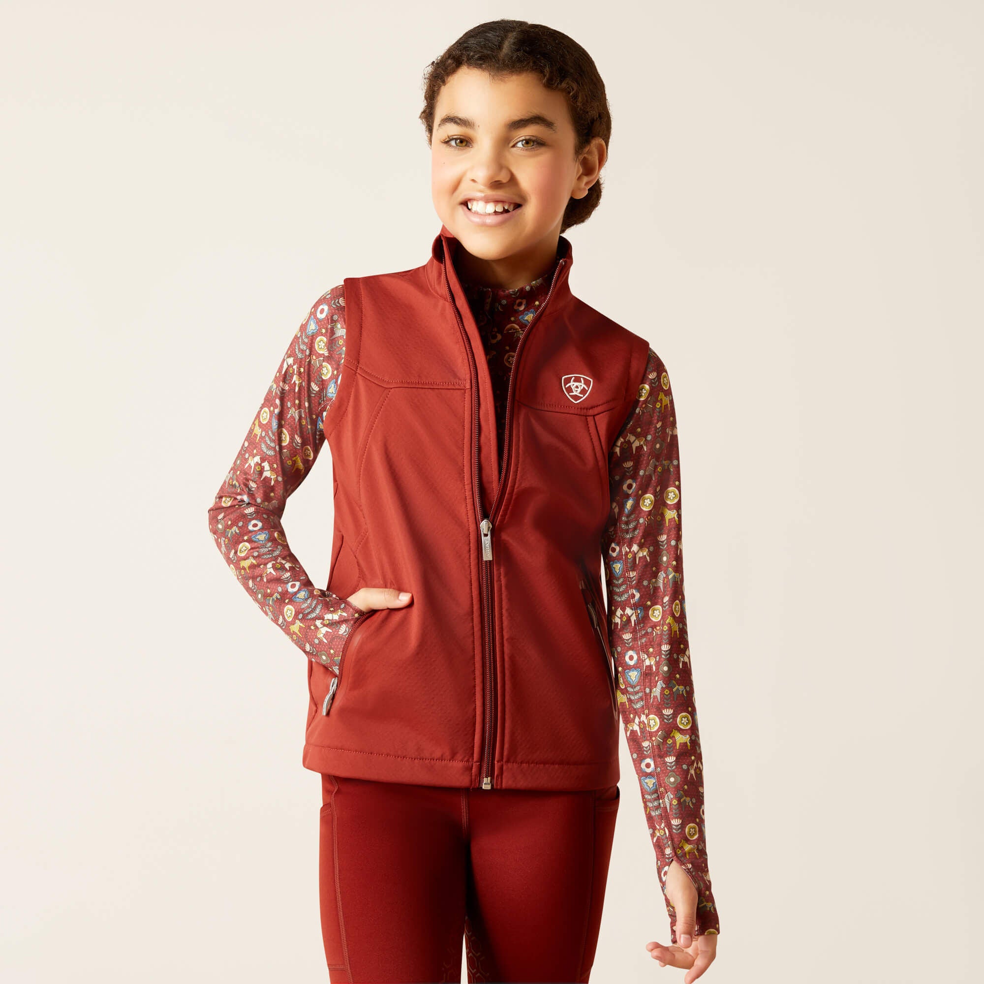 New Team Softshell Vest-Ariat