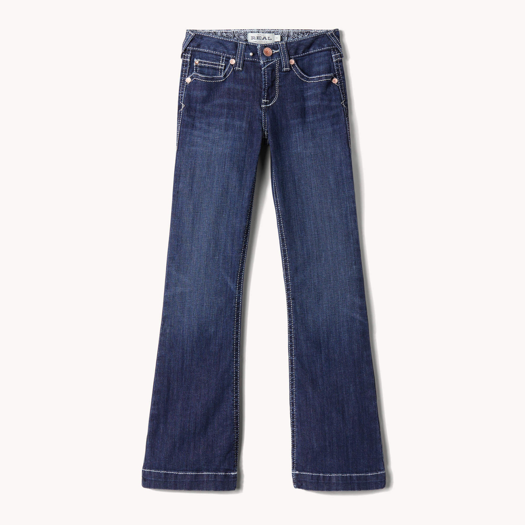 Trouser Mid Rise Stretch Ella Wide Leg Jean-Ariat