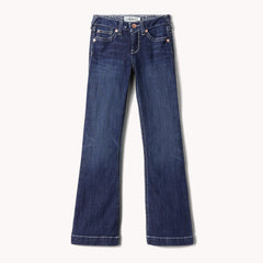 Trouser Mid Rise Stretch Ella Wide Leg Jean-Ariat