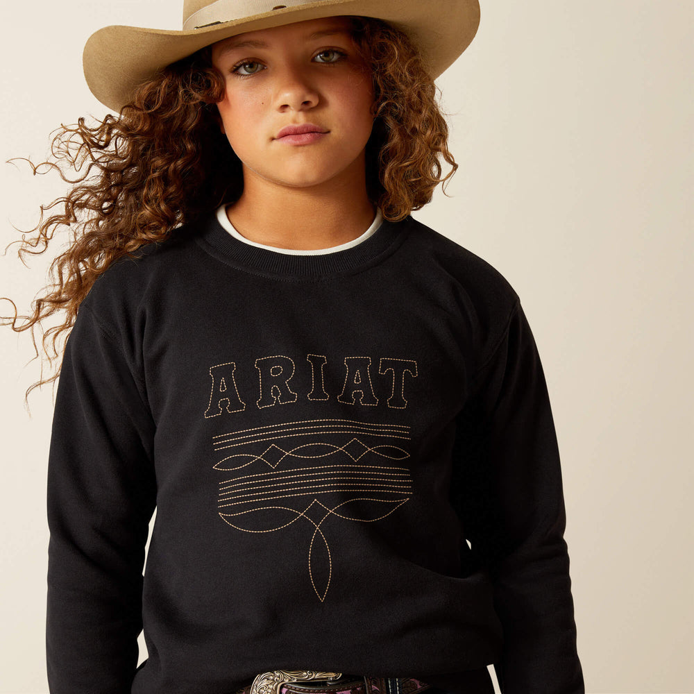 Booted Logo Sweatshirt-Ariat