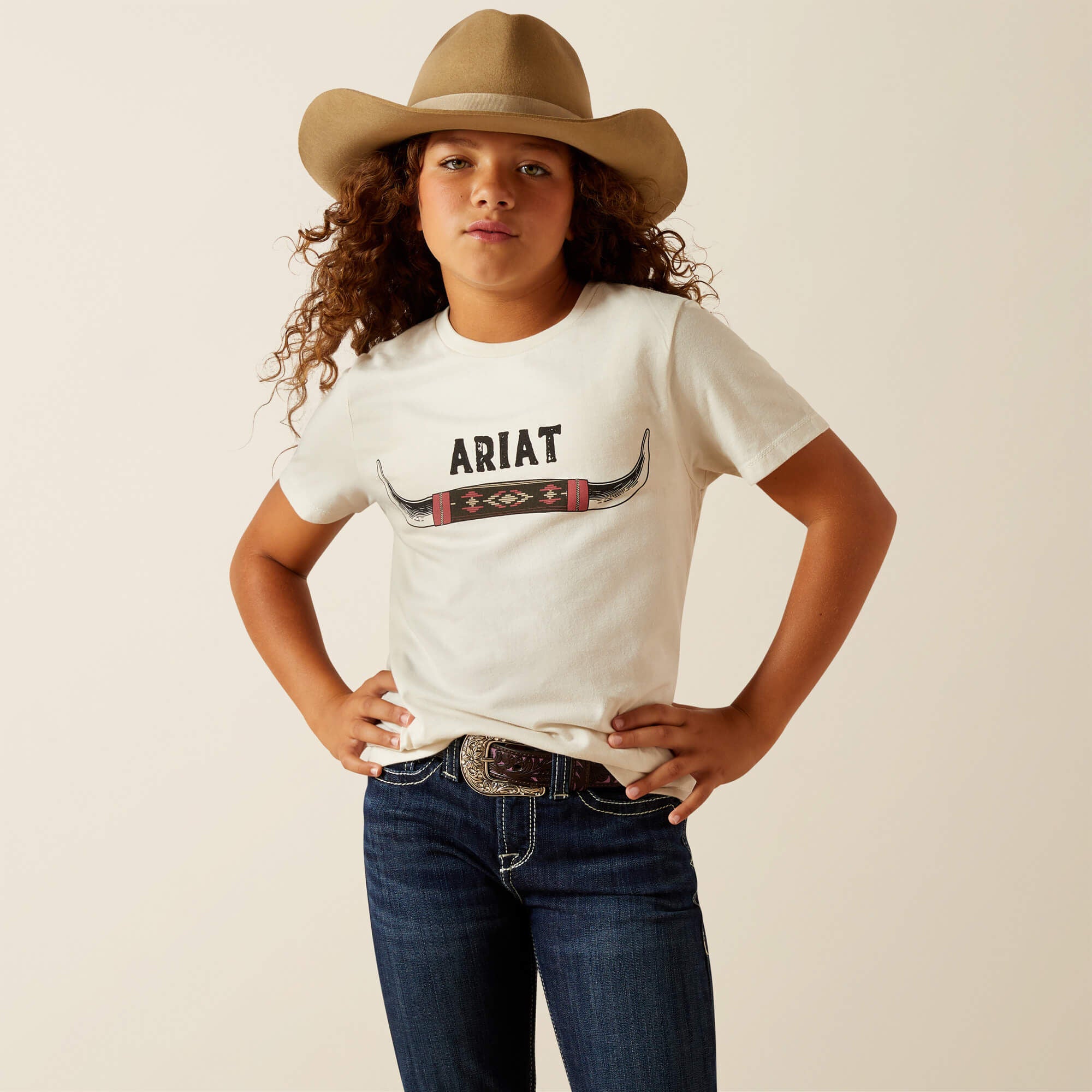 Ariat Bull Horns T-Shirt-Ariat