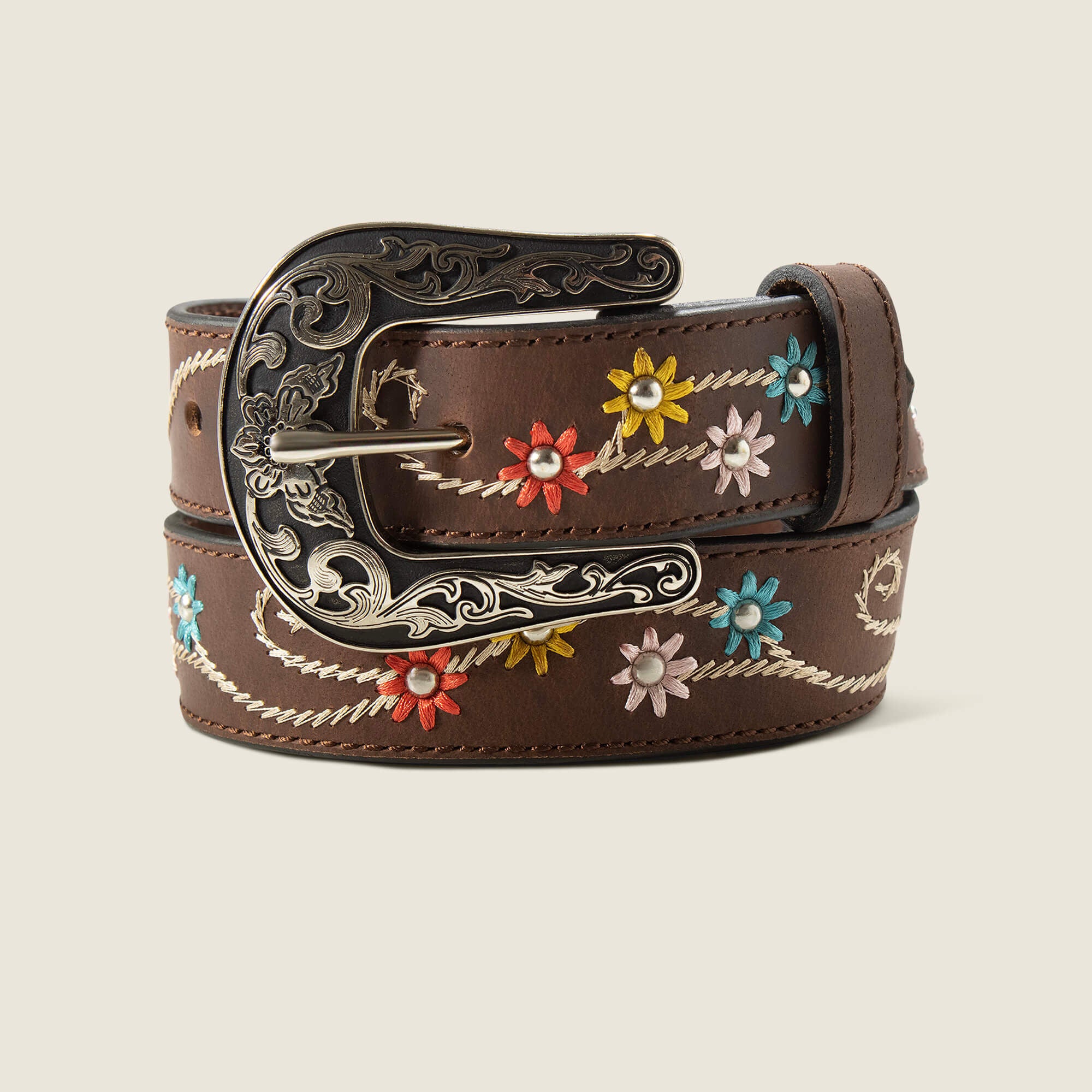 Embroidery Flowers Belt-Ariat