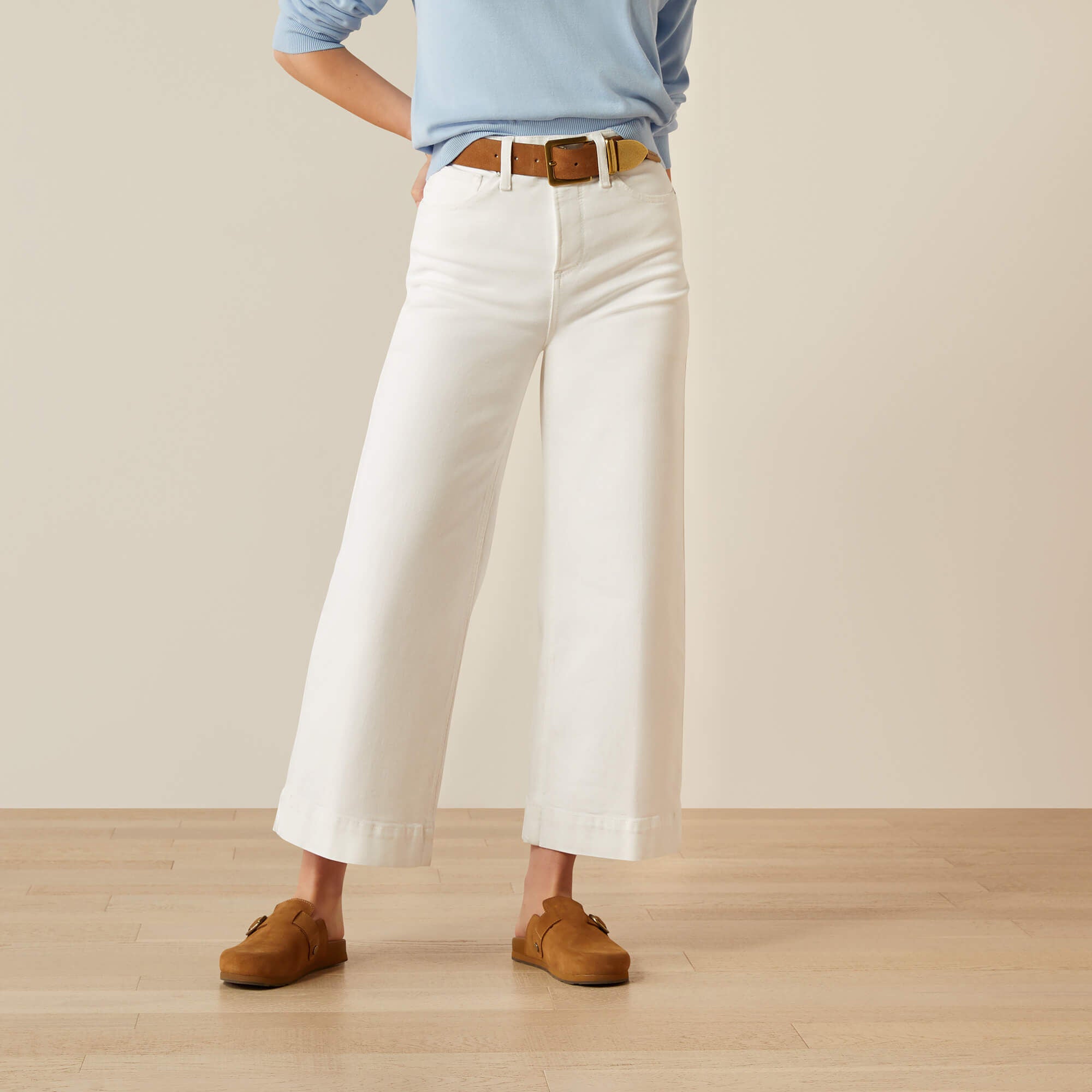 Ultra High Rise Countryside Wide Leg Crop Jeans-Ariat