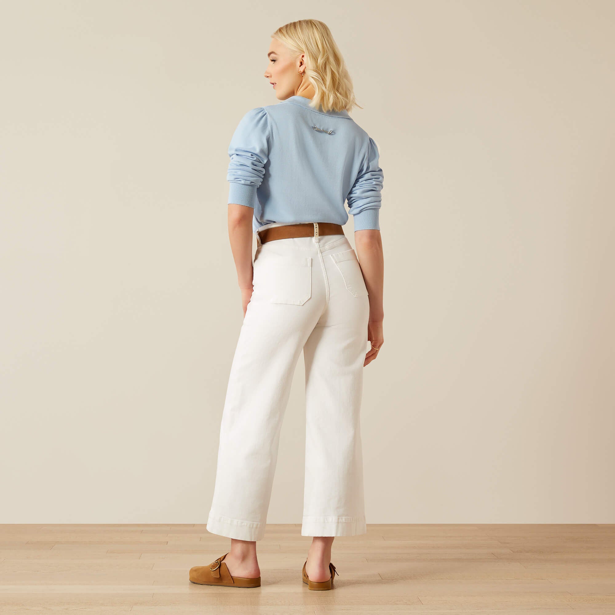 Ultra High Rise Countryside Wide Leg Crop Jeans-Ariat