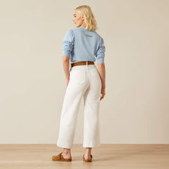 Ultra High Rise Countryside Wide Leg Crop Jeans-Ariat