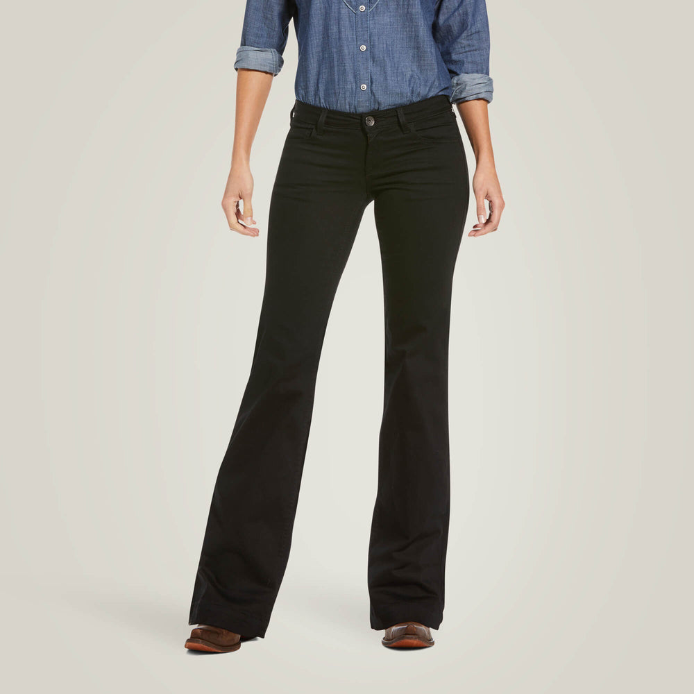 Trouser Mid Rise Forever Wide Leg Pant-Ariat