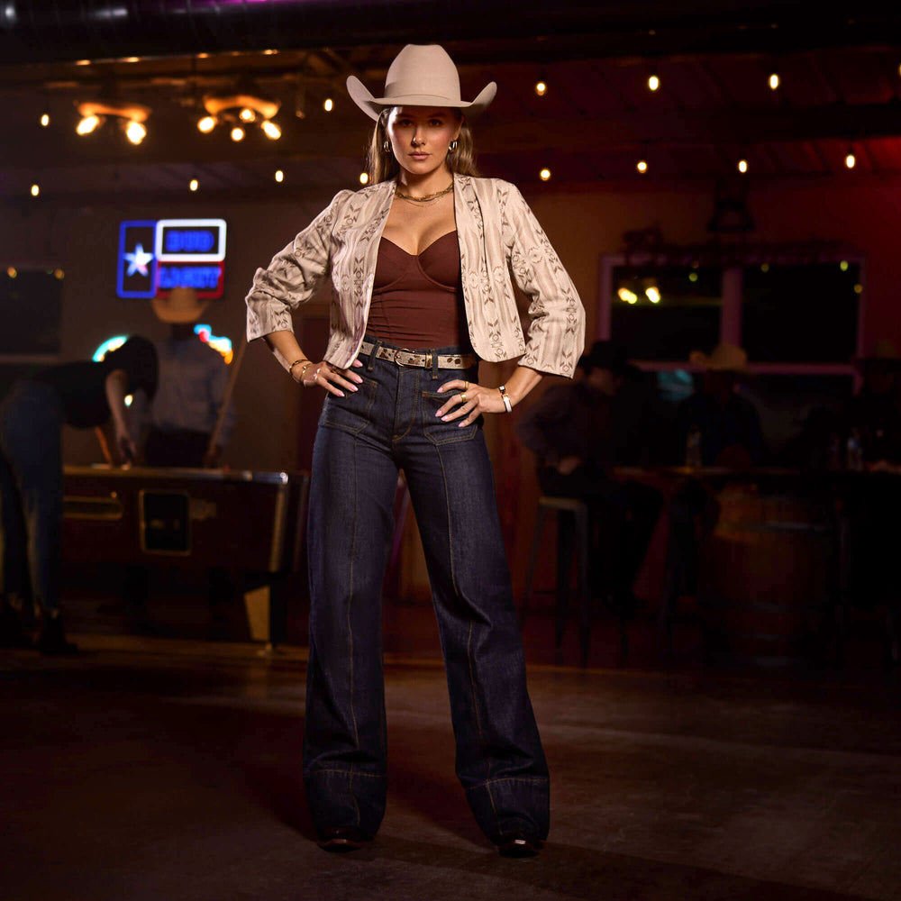Ultra High Rise Tomboy Western Utility Wide Leg Jean-Ariat