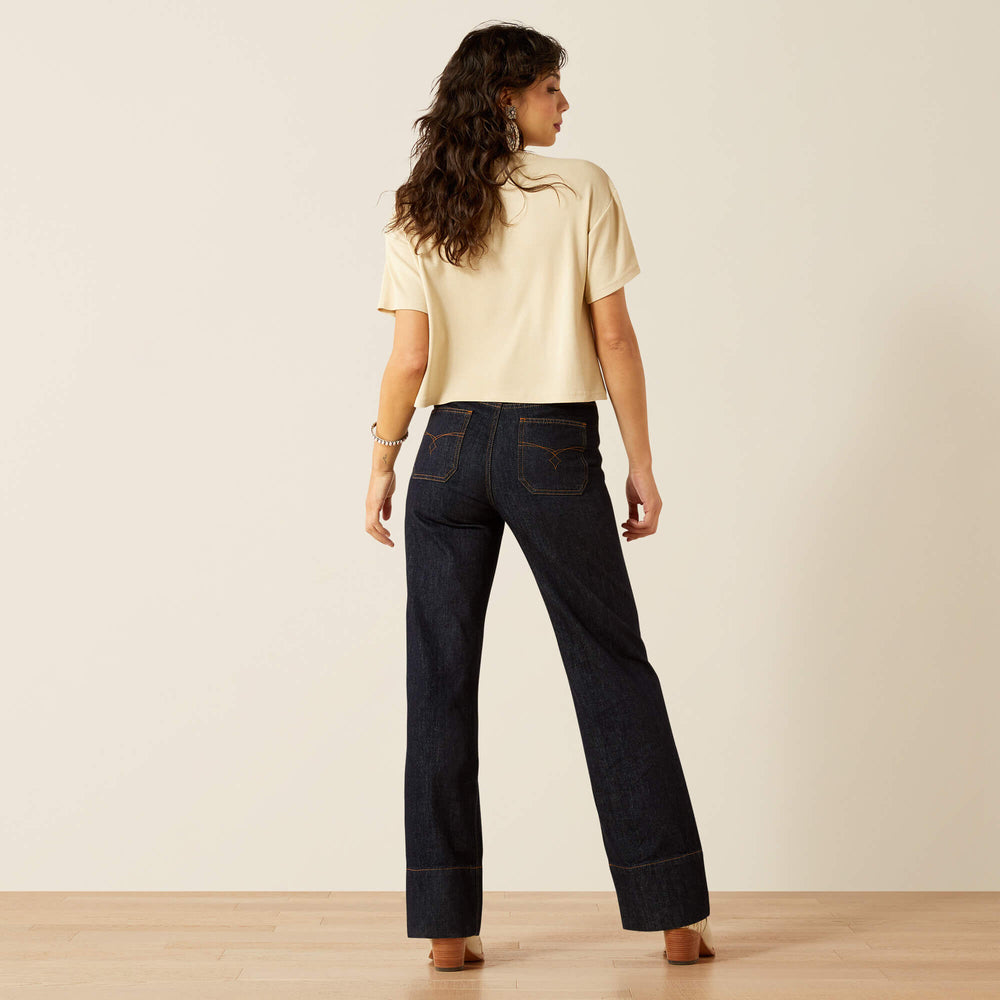 Ultra High Rise Tomboy Western Utility Wide Leg Jean-Ariat