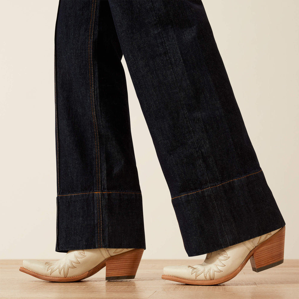 Ultra High Rise Tomboy Western Utility Wide Leg Jean-Ariat
