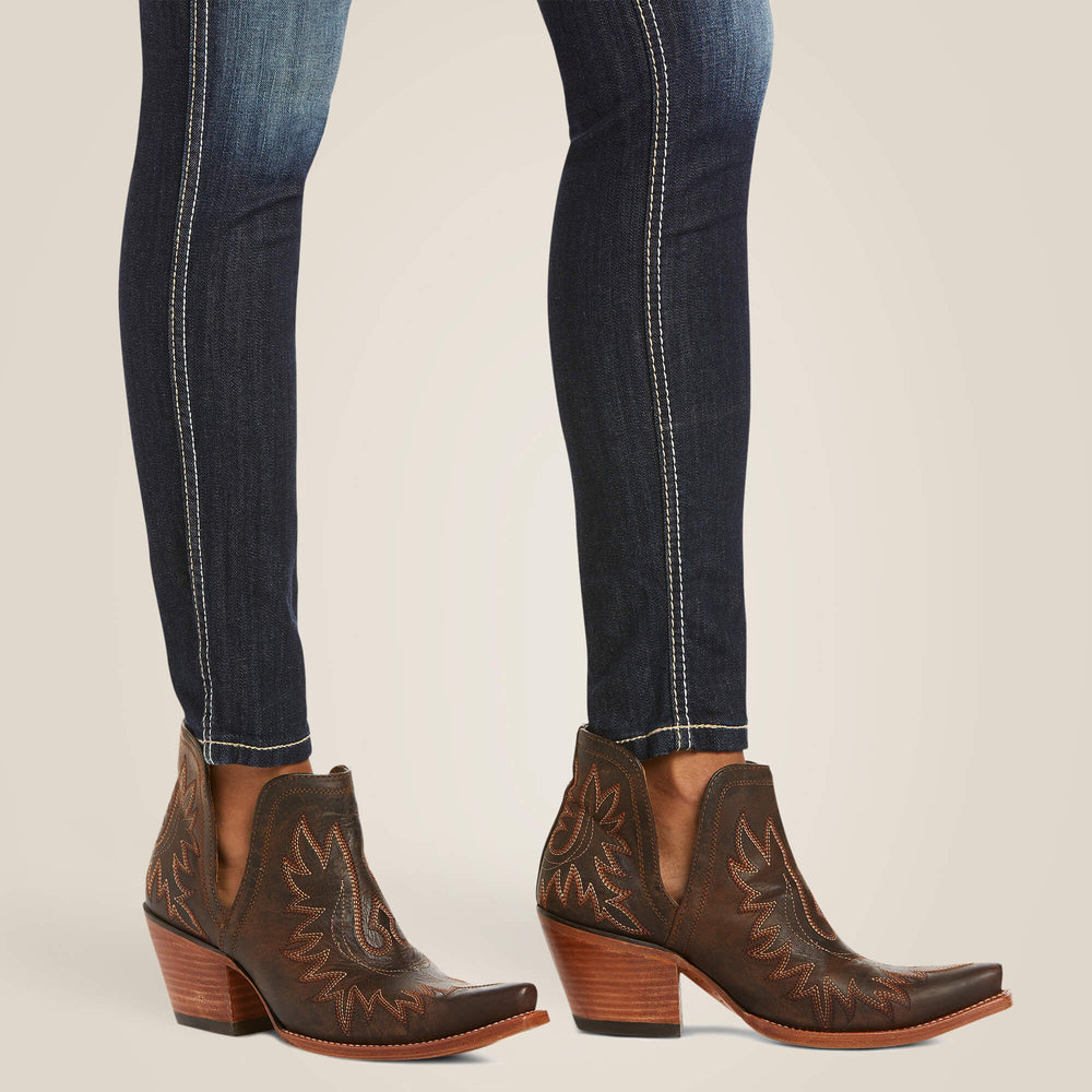 R.E.A.L. Mid Rise Stretch Outseam Ella Skinny Jean-Ariat