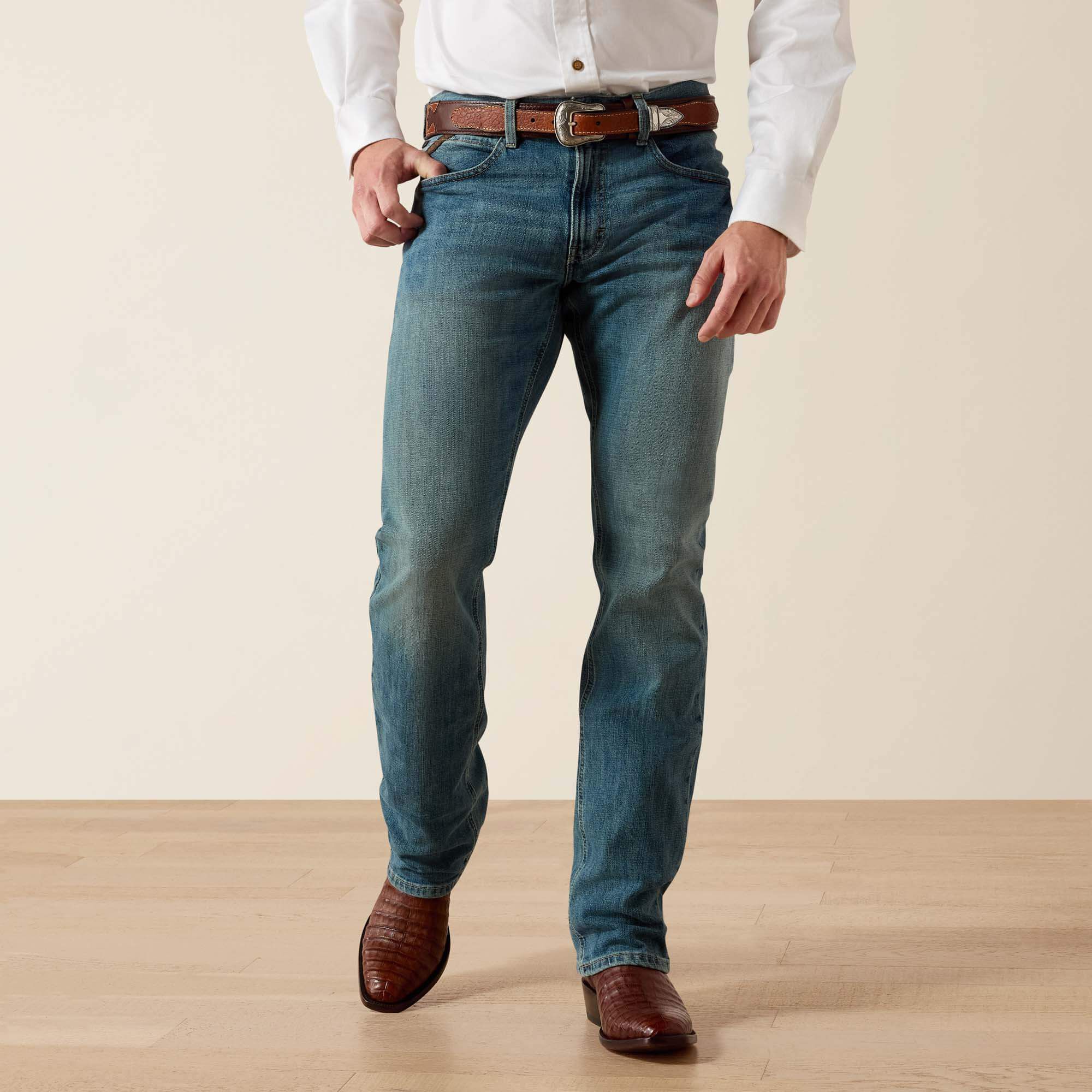 M4 Low Rise Stretch Legacy Stackable Straight Leg Jean-Ariat