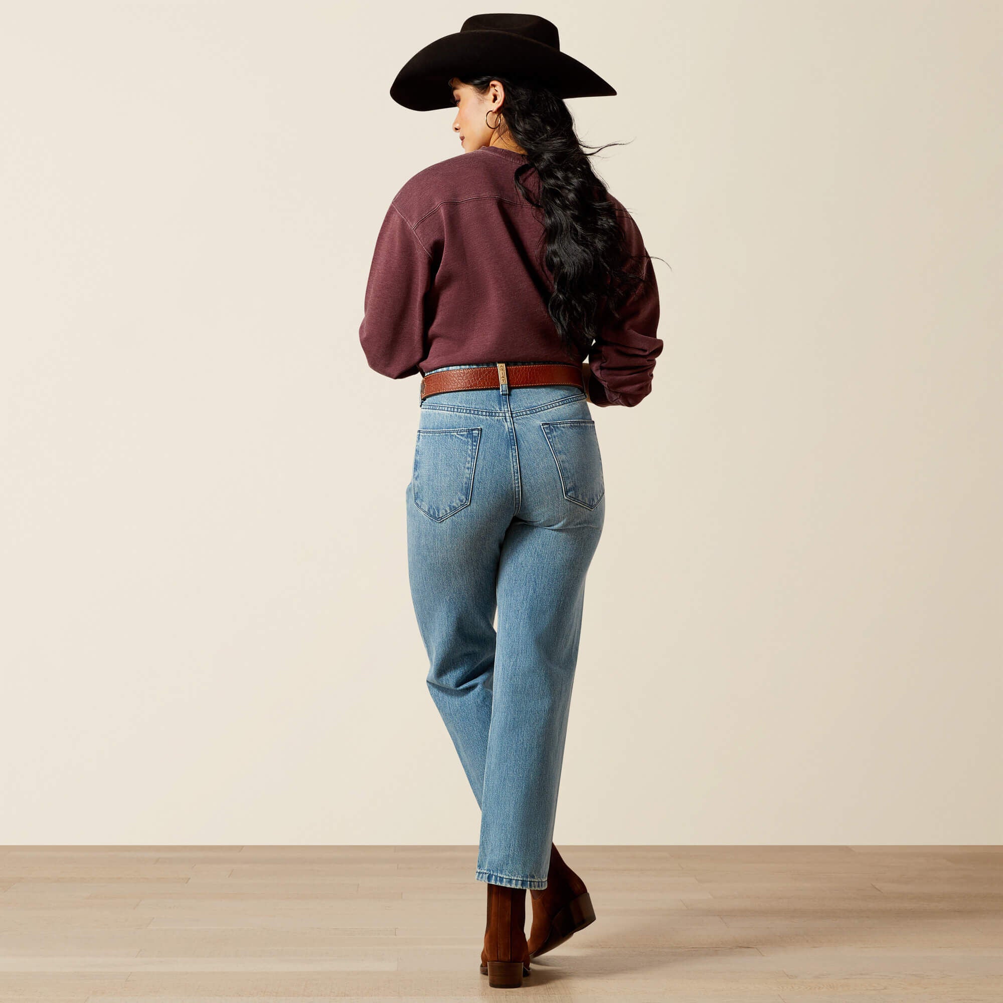 Ultra High Rise Cheyenne Yoke Tomboy Straight Leg Jean-Ariat