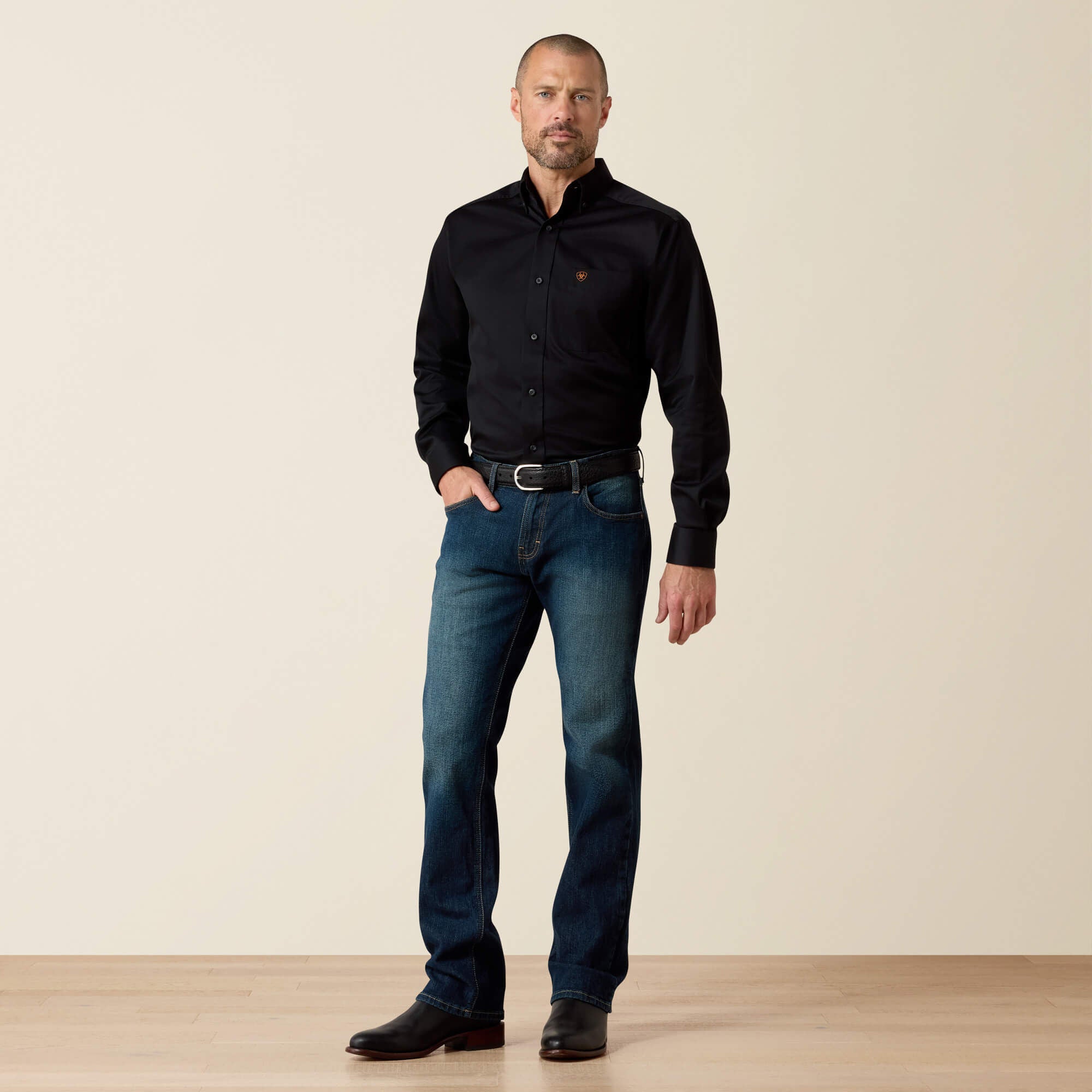 M7 Rocker Stretch Legacy Stackable Straight Leg Jean-Ariat