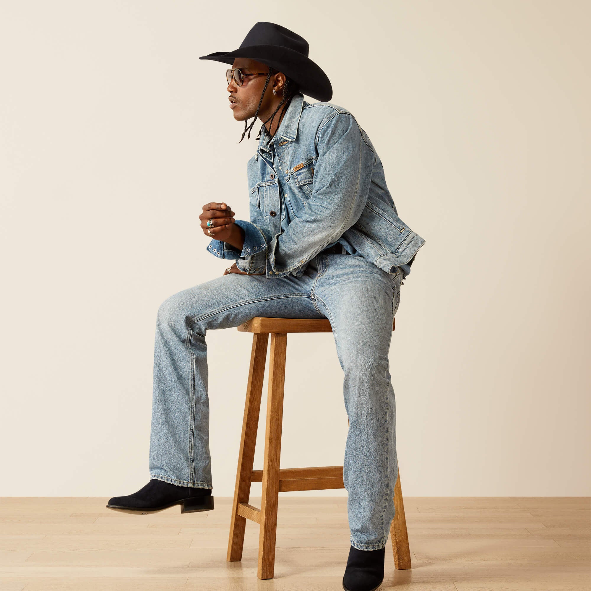 Everybody's Yellowstone Hometown Denim Jacket-Ariat