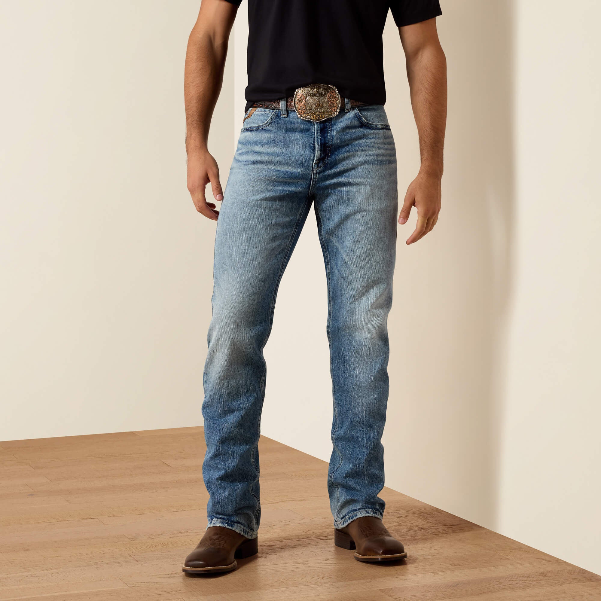 M7 Slim Tex Classic Rise Straight Leg Jeans-Ariat