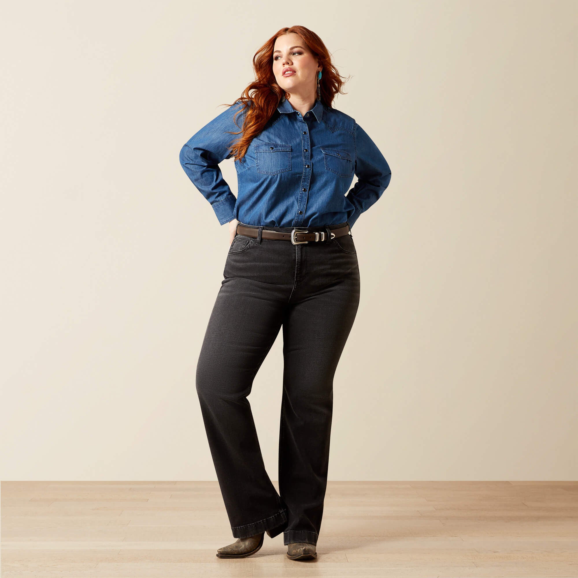 Leilani High Rise Trouser Jeans-Ariat